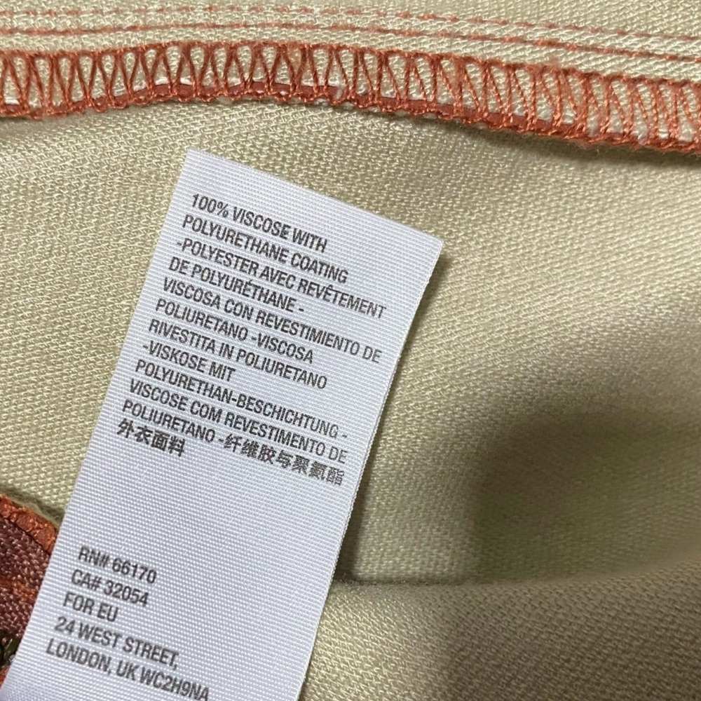 Free People Pants Womens Cognac Brown Vegan Leather Flare Boho Festival Sz 30 - Picture 10 of 11